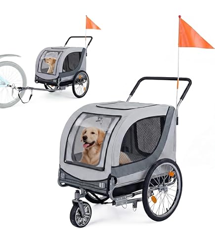 Amazon.com: eabagi-fo-doggu (AirBuggy for Dog) Nest Bike Towbar